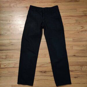 Norse Projects Aros Heavy Chinos Black size 31